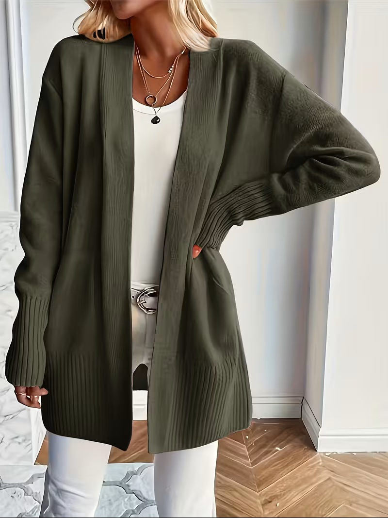Deanna | Relaxed Open-Front Cardigan by My Store