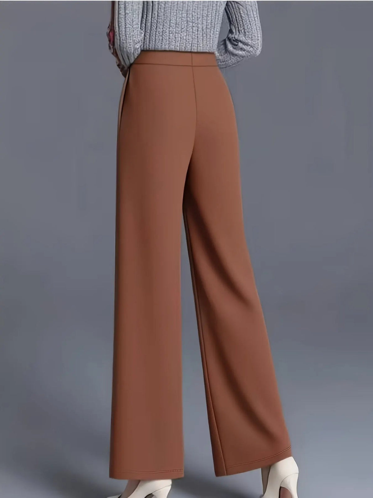Claudia | High-Waisted Wide-Leg Pants by My Store