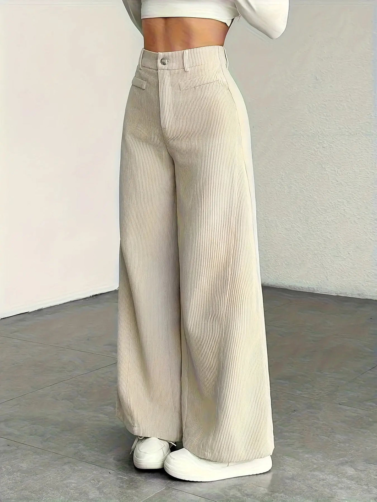 Juniper | High-Waisted Wide-Leg Trousers by My Store