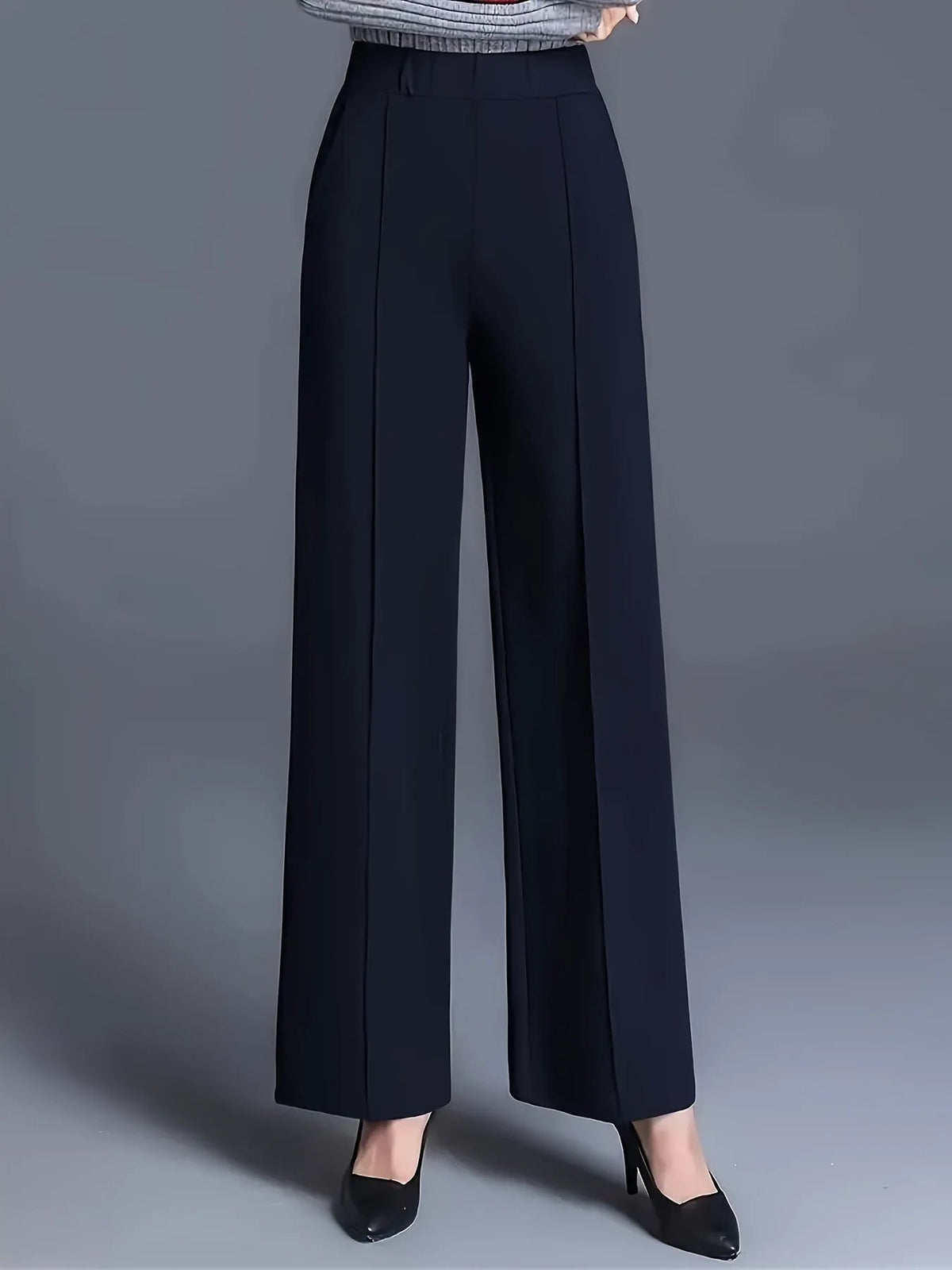 Claudia | High-Waisted Wide-Leg Pants by My Store