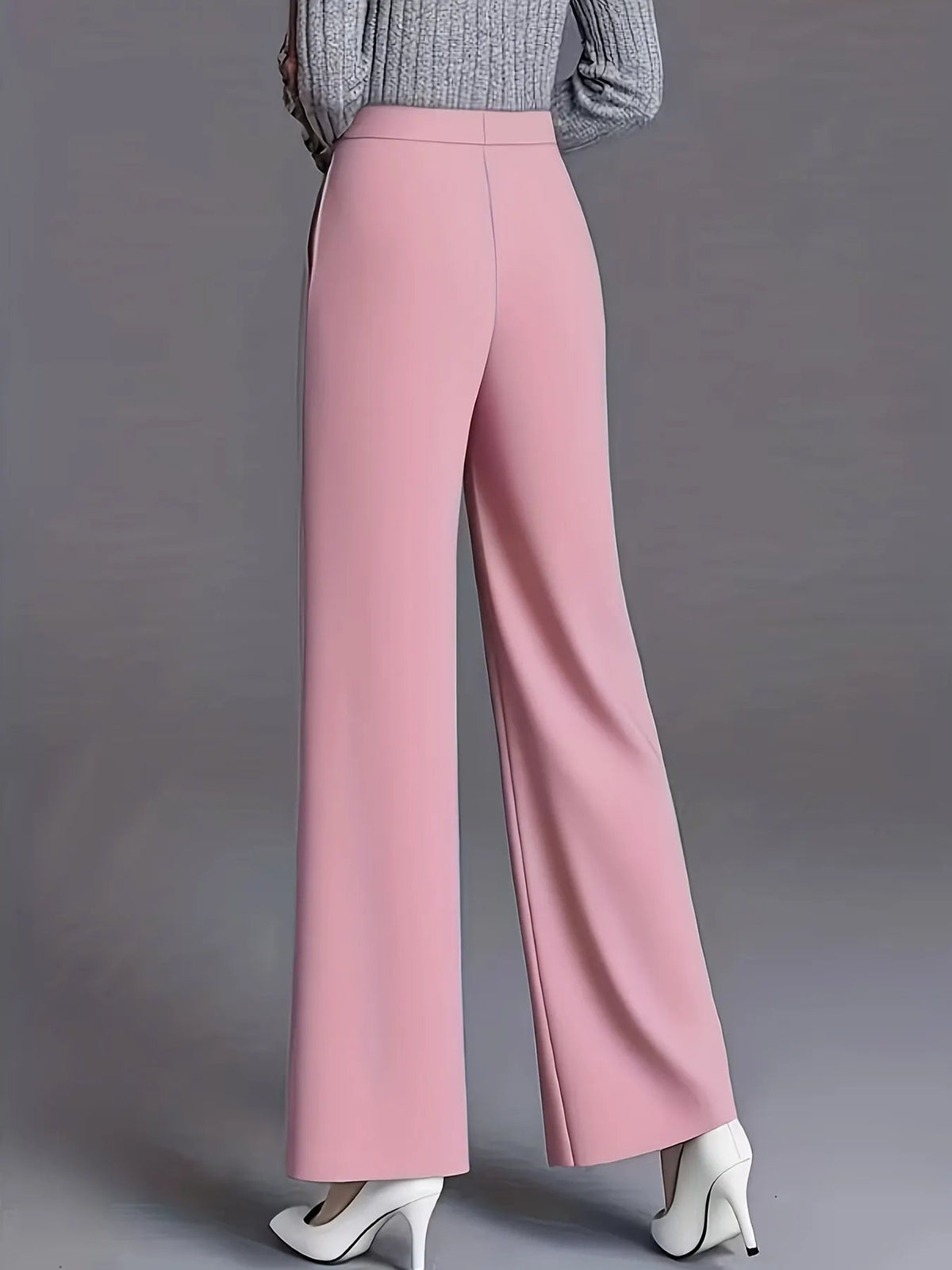 Claudia | High-Waisted Wide-Leg Pants by My Store