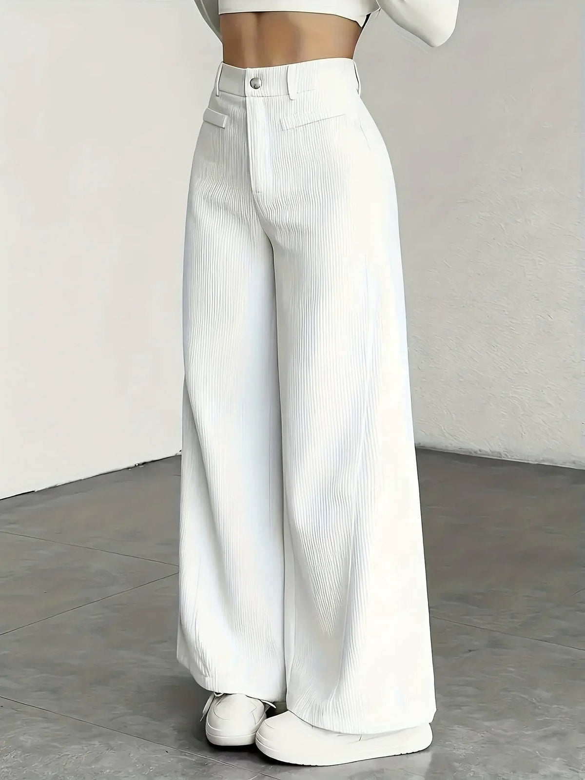 Juniper | High-Waisted Wide-Leg Trousers by My Store