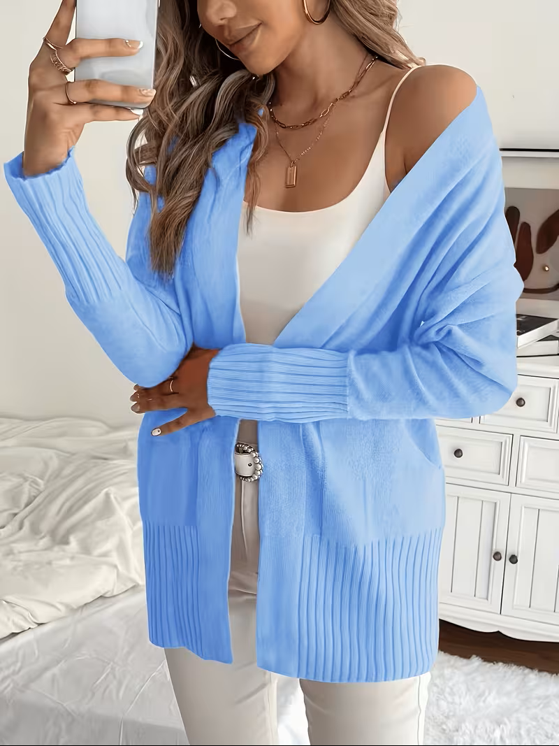 Deanna | Relaxed Open-Front Cardigan by My Store