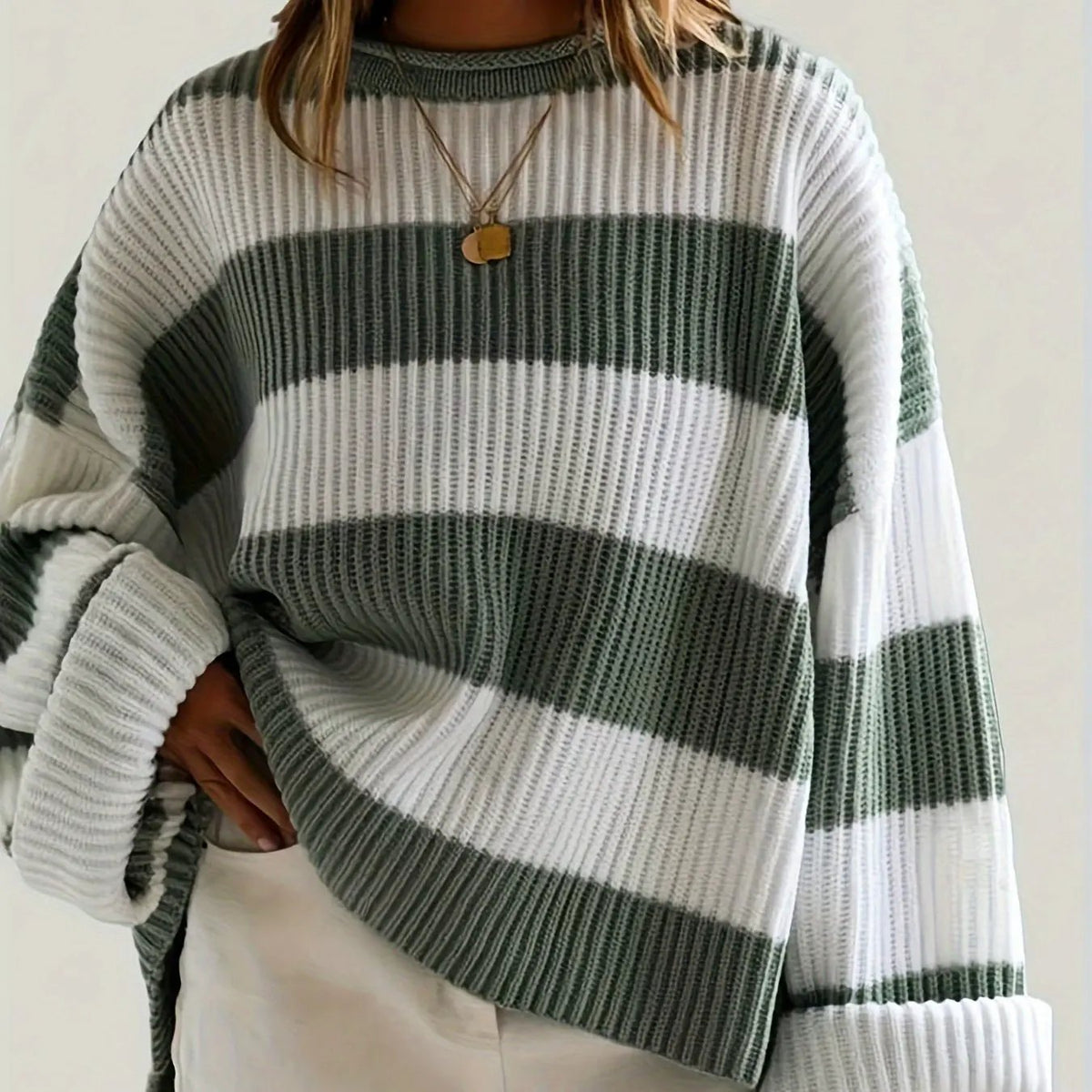 Ivy | Relaxed Colorblock Sweater by My Store