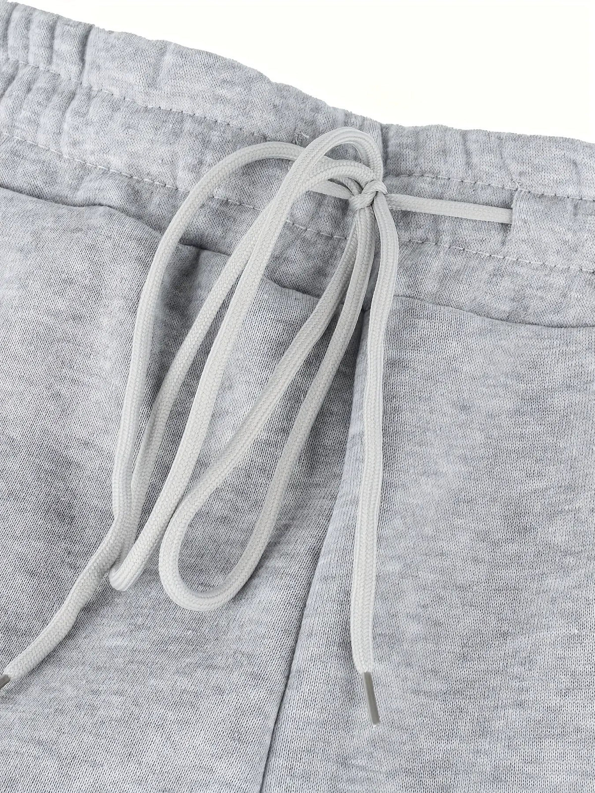 Women's Relaxed Cargo Joggers with Drawstring, Pockets-Women's Joggers-Bellmaren-Grey-S-My Store