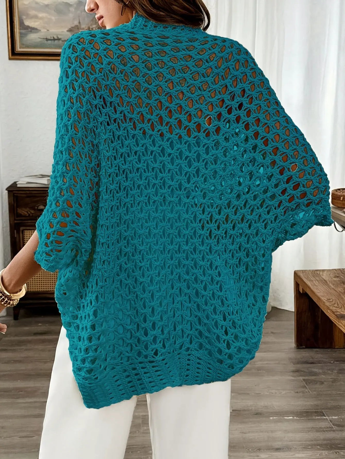 Susannah | Open-Front Batwing Cardigan by My Store