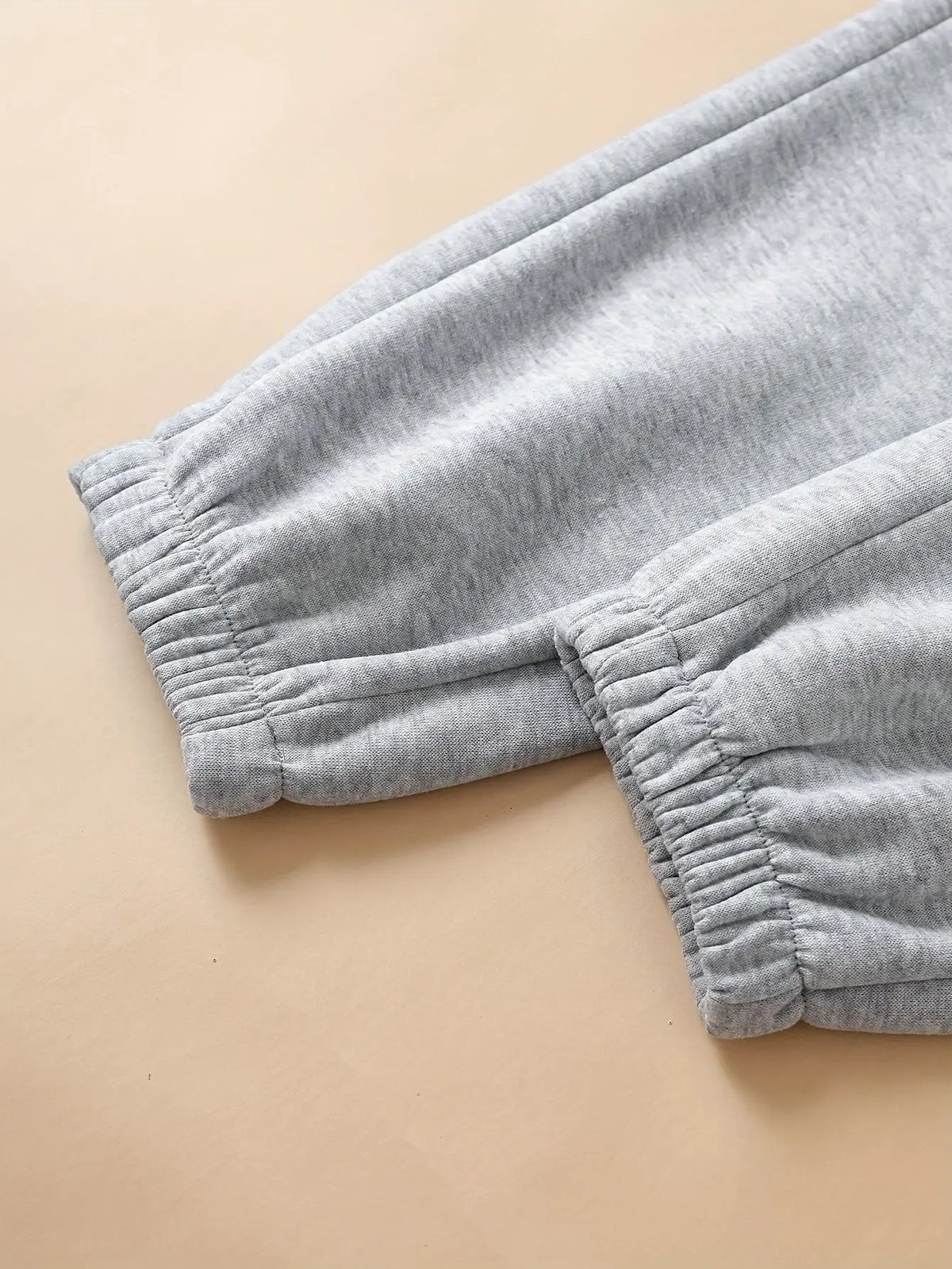 Women's Relaxed Drawstring Joggers with Cuffed Hem-Women's Joggers-Bellmaren-Light Grey-XS-My Store