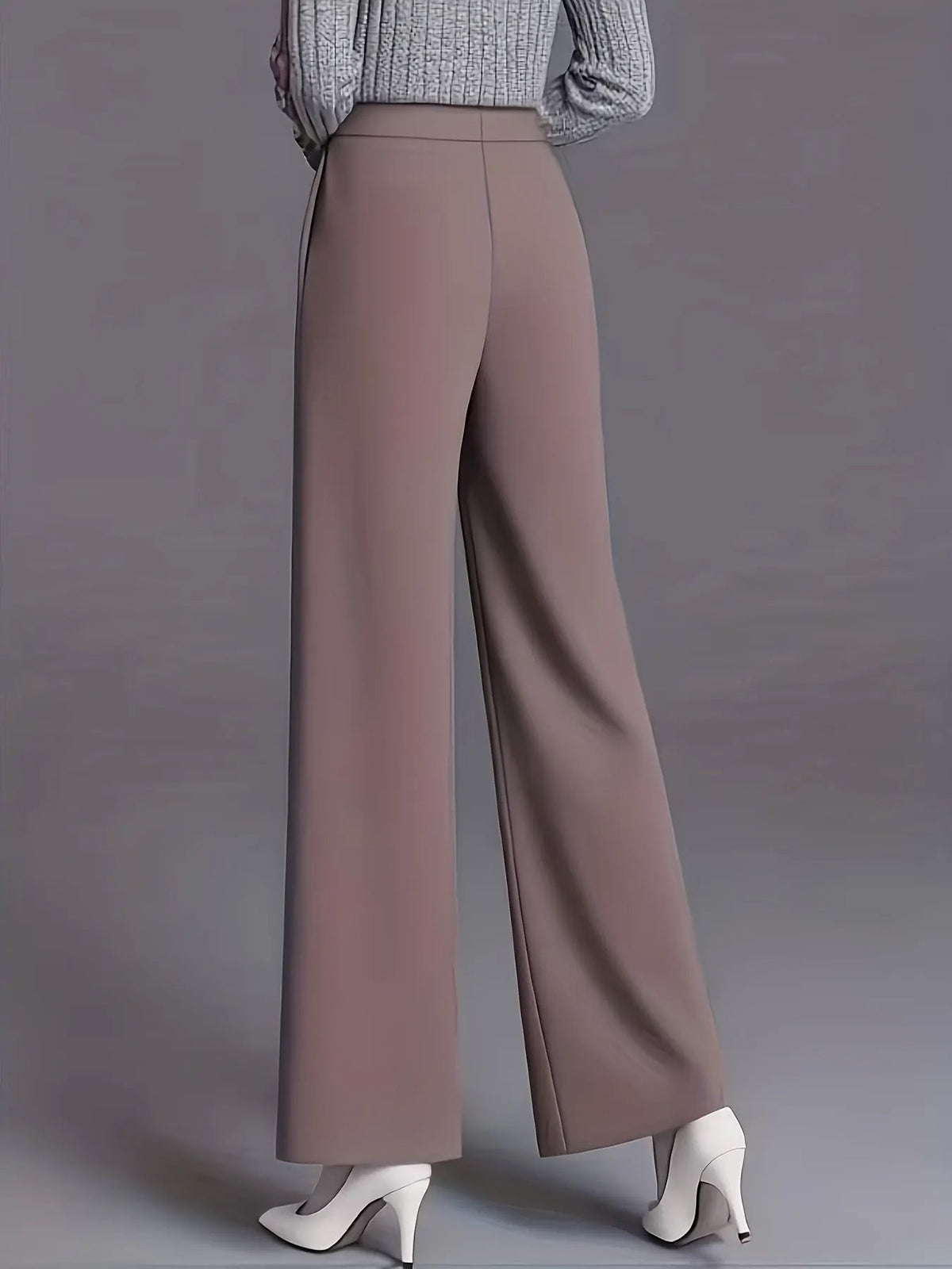 Claudia | High-Waisted Wide-Leg Pants by My Store