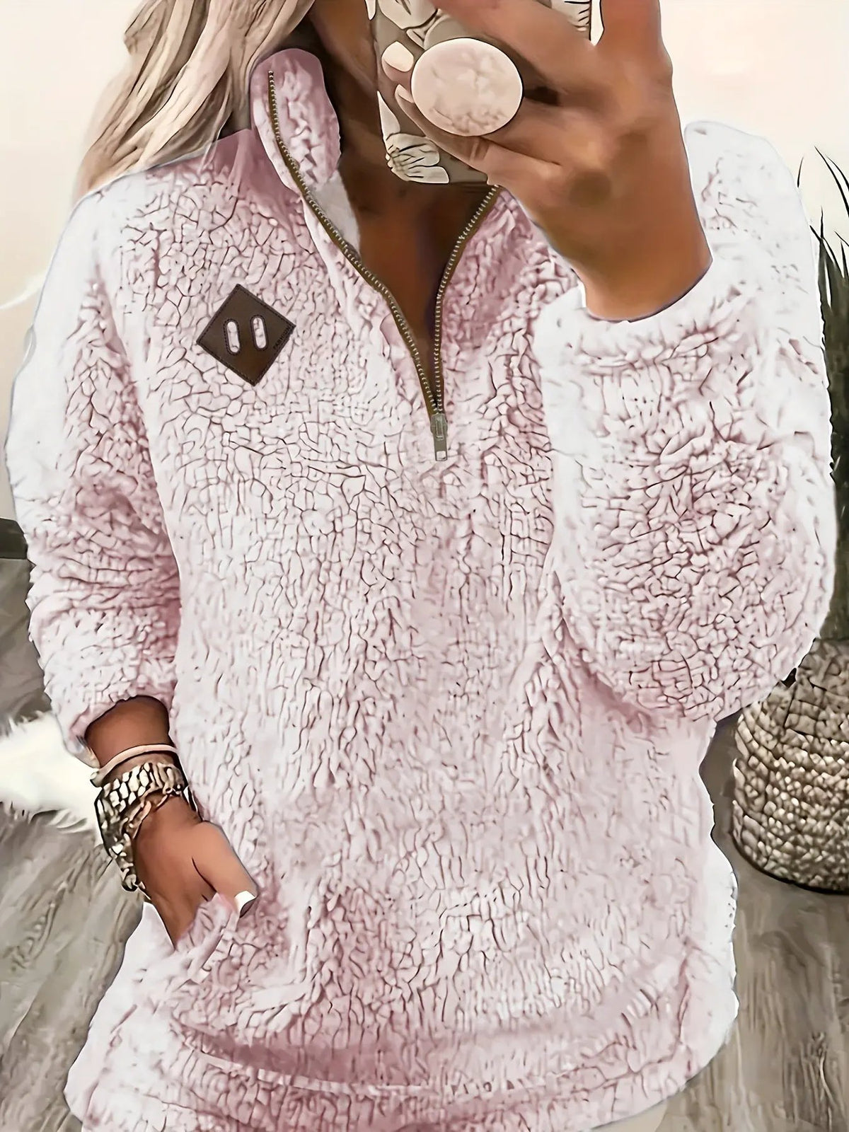 Renee | Cozy Half-Zip Pullover by My Store