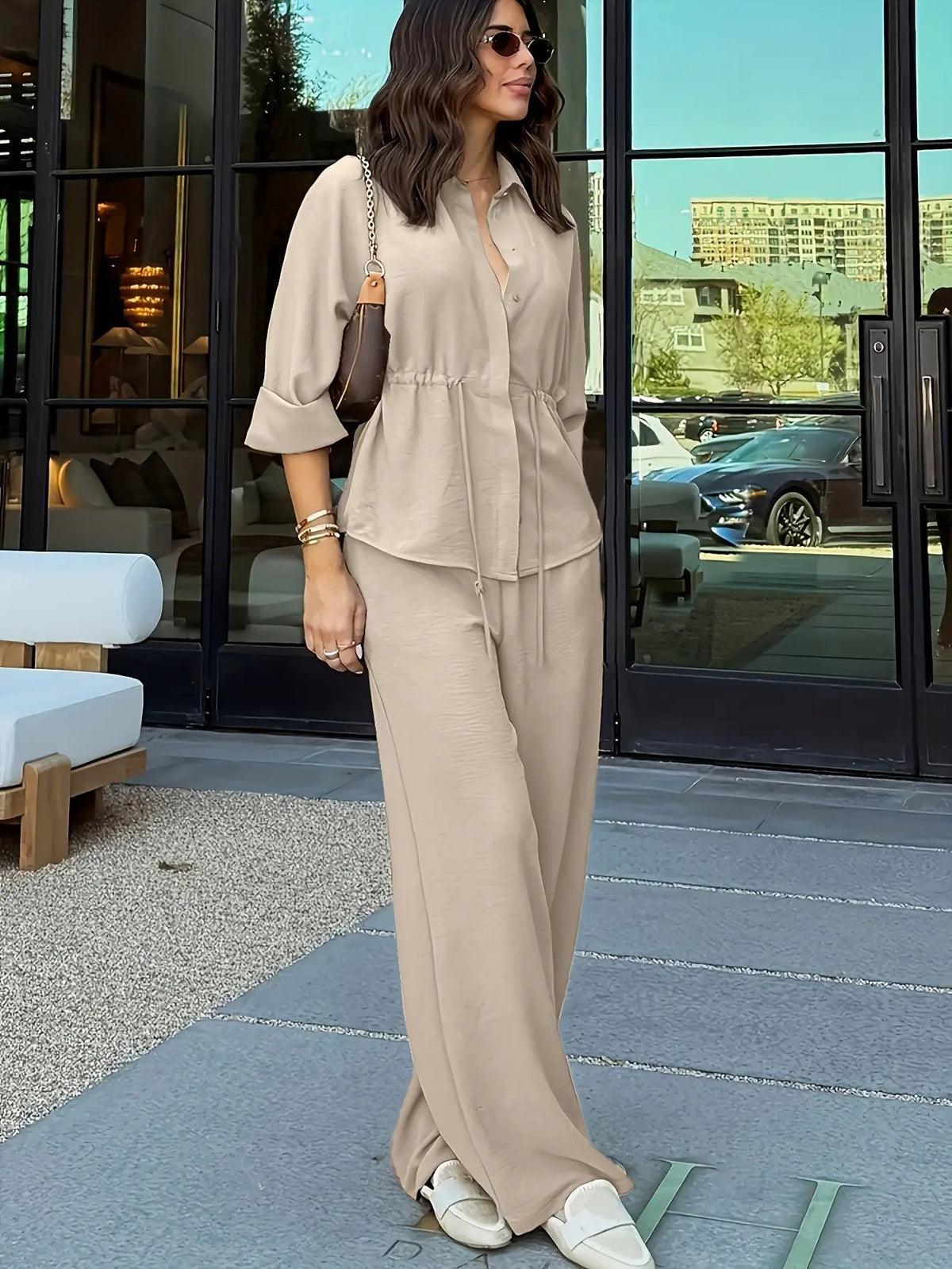 Lorraine | Relaxed Wide-Leg Set by My Store