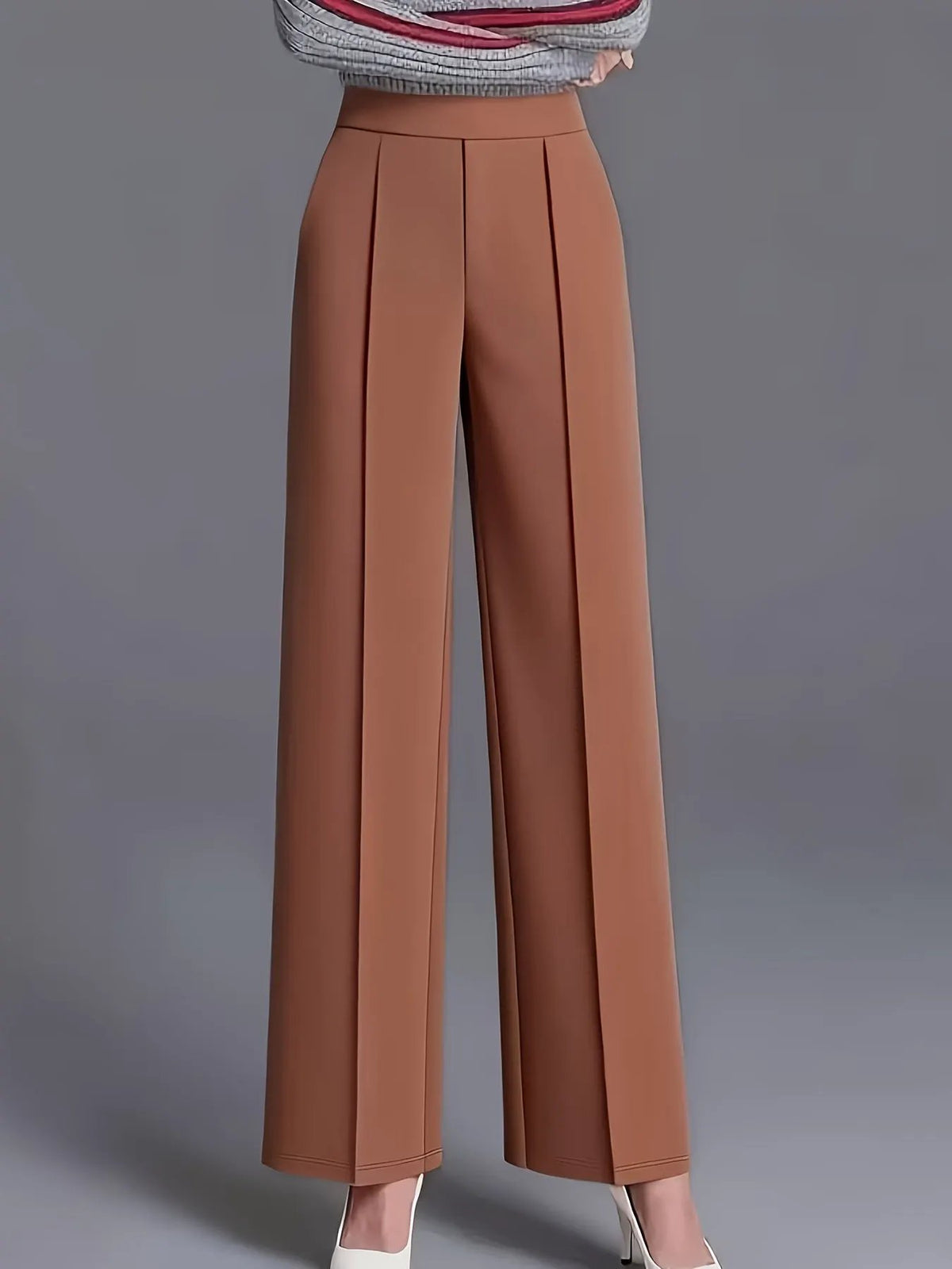 Claudia | High-Waisted Wide-Leg Pants by My Store