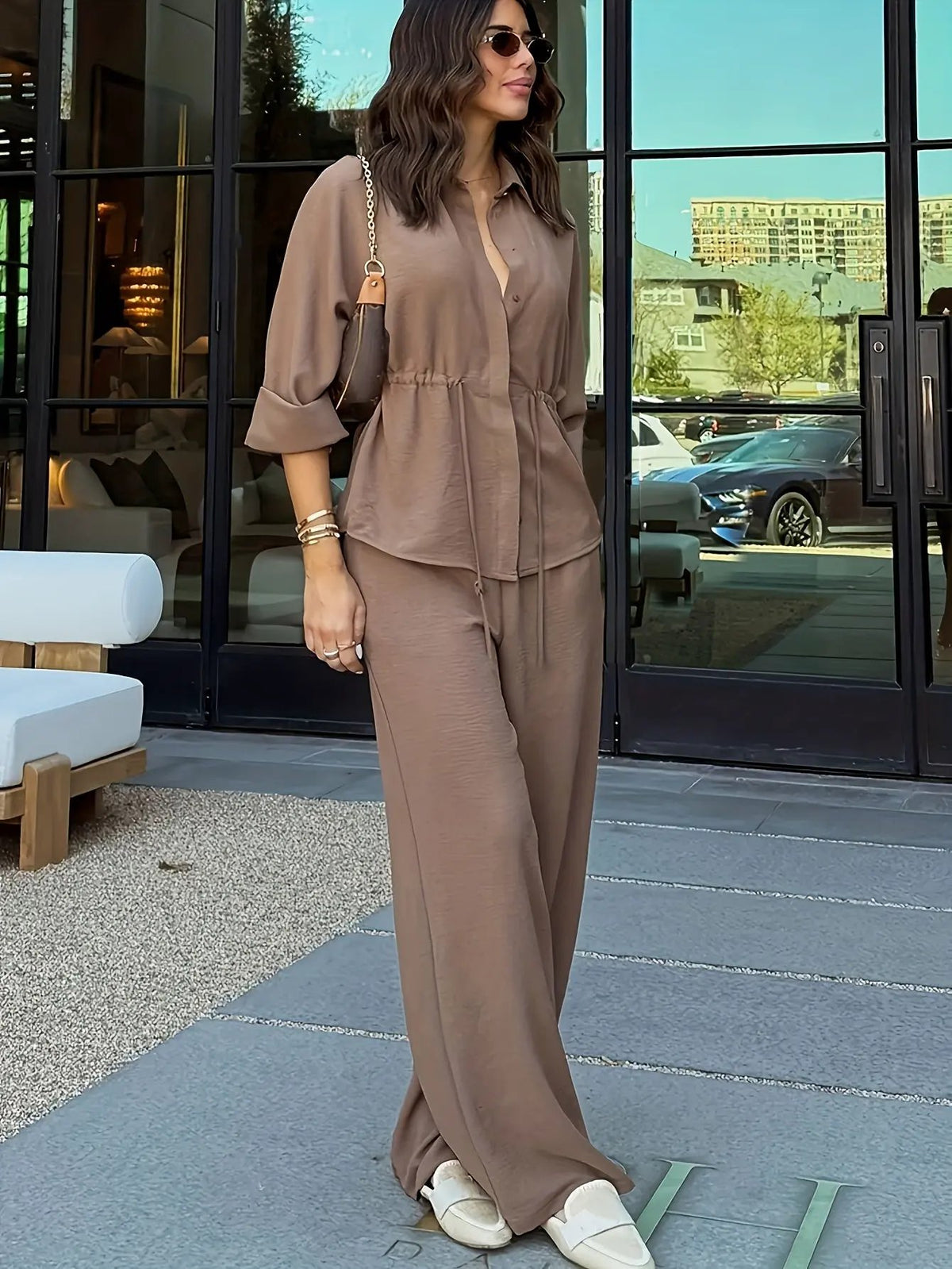 Lorraine | Relaxed Wide-Leg Set by My Store