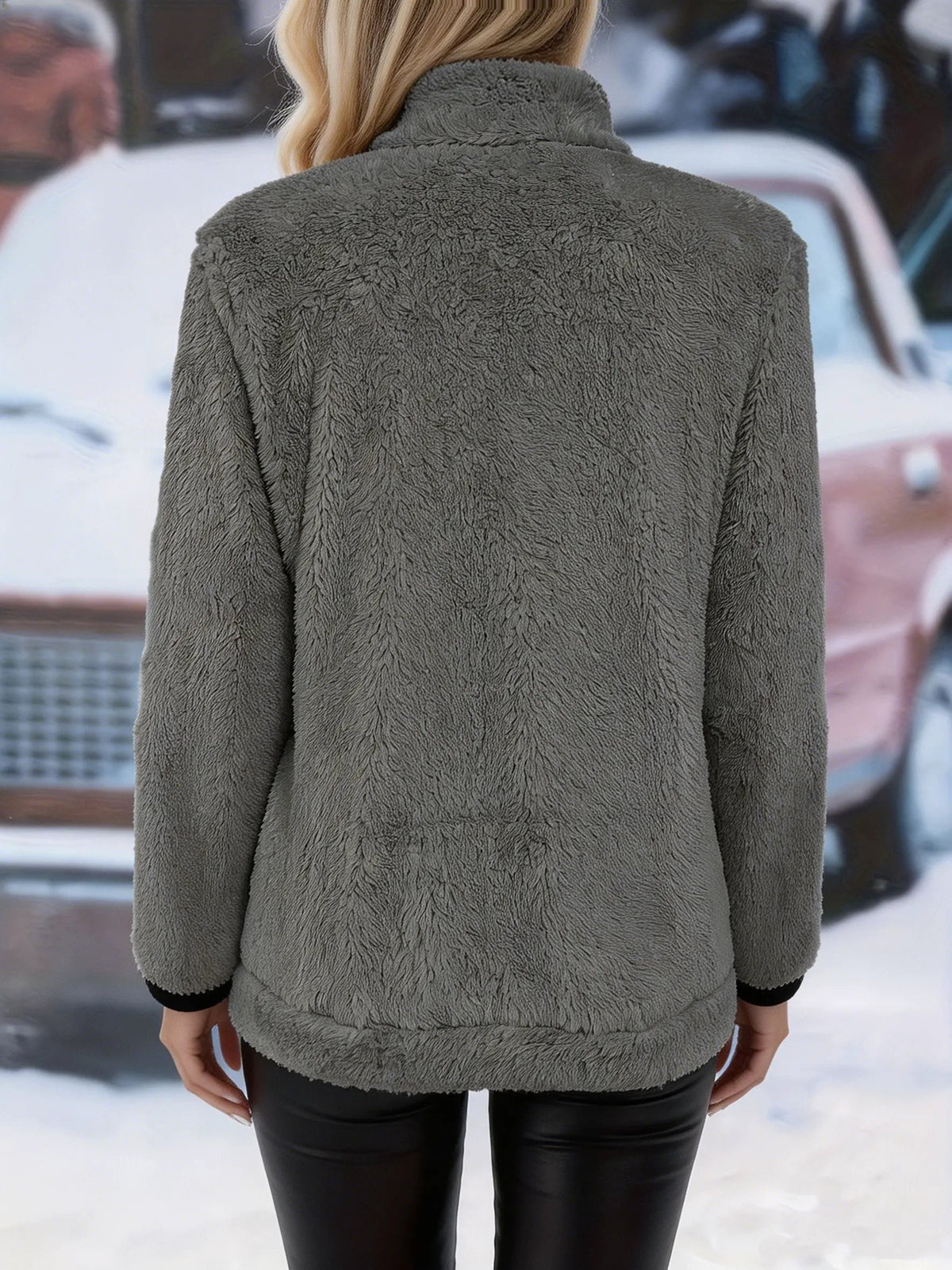 Simone | Cozy Zip-Up Jacket by My Store