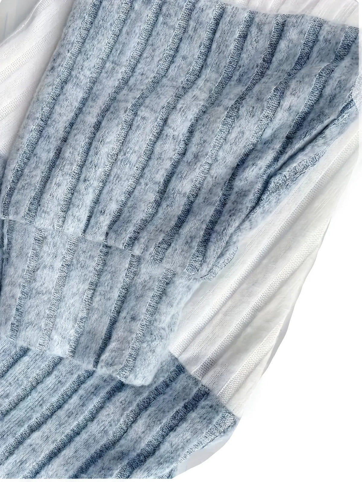 Cecilia | Textured Colour-Block Hooded Jacket by My Store