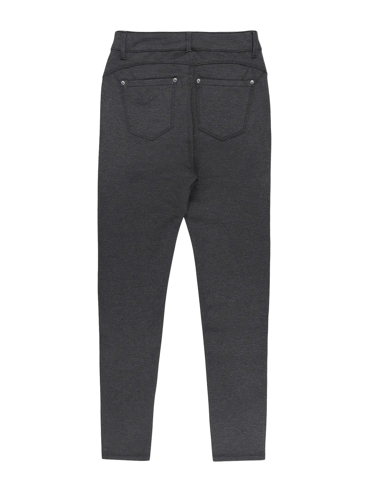 Women's High-Waist Skinny Jeans with Gentle Stretch-Women's Jeans-Bellmaren-Black-S-My Store