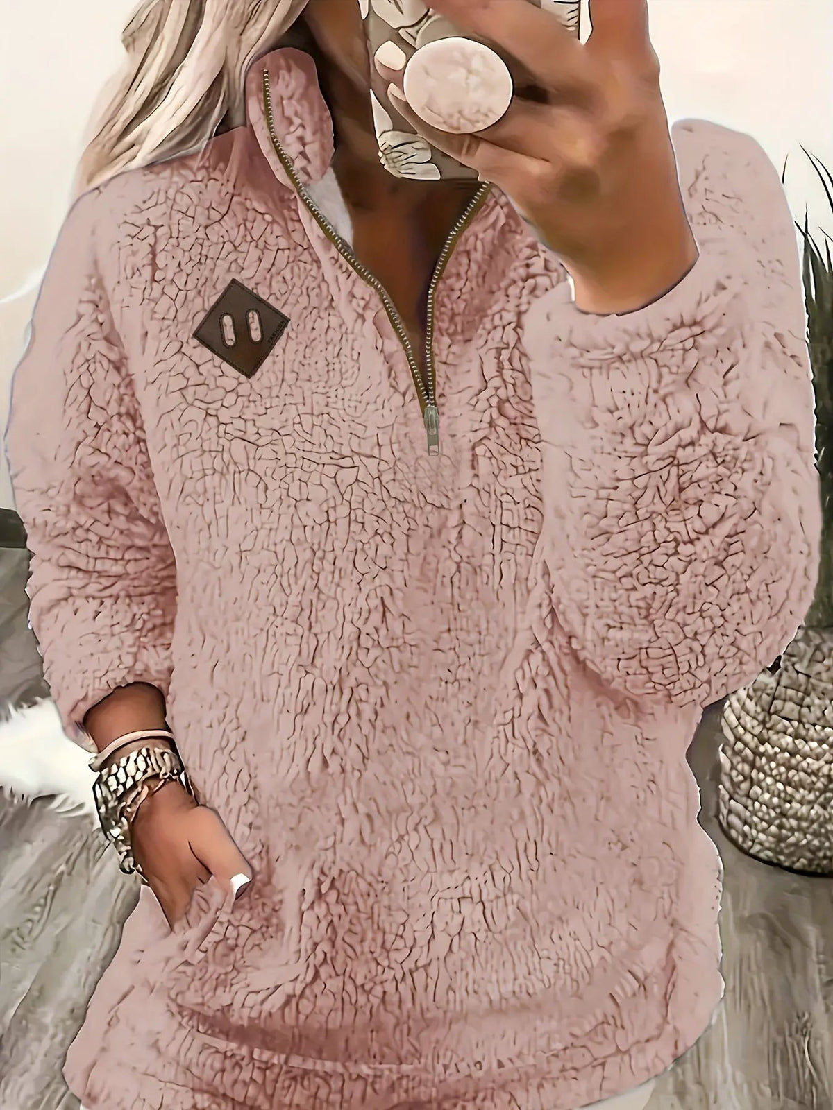 Renee | Cozy Half-Zip Pullover by My Store