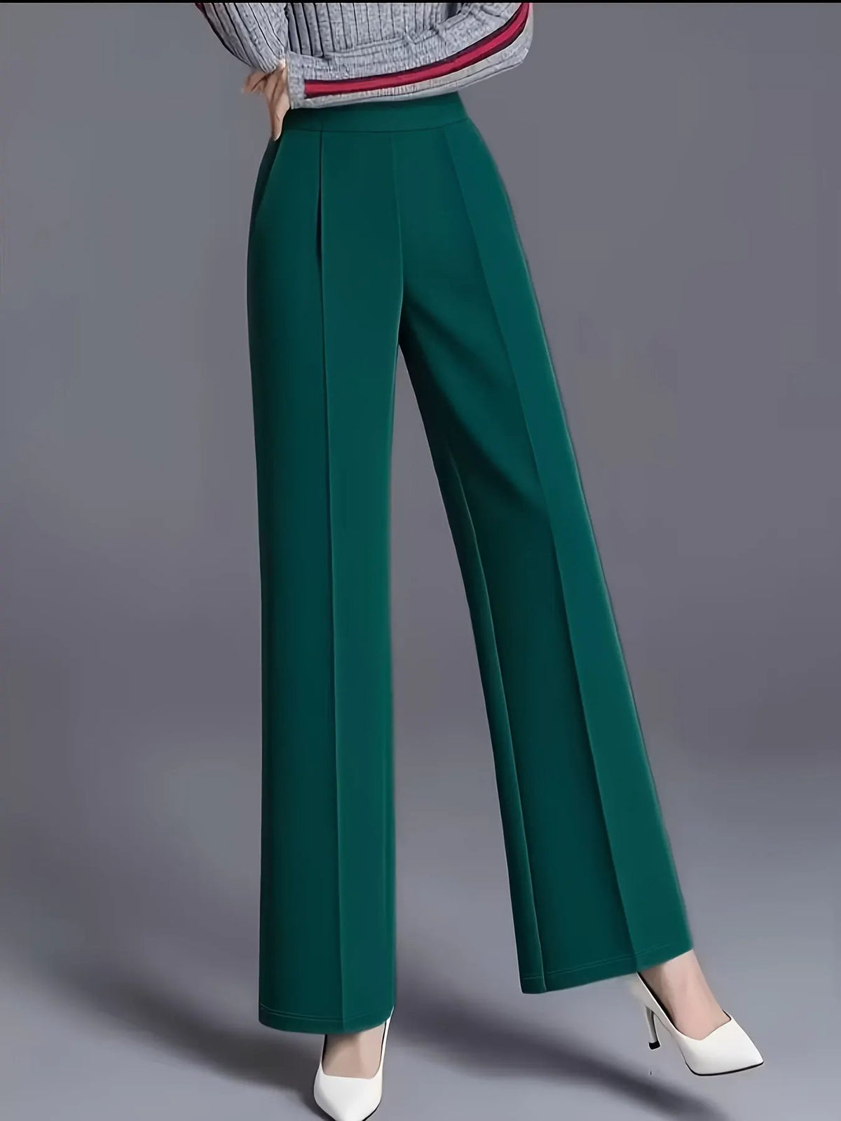 Claudia | High-Waisted Wide-Leg Pants by My Store