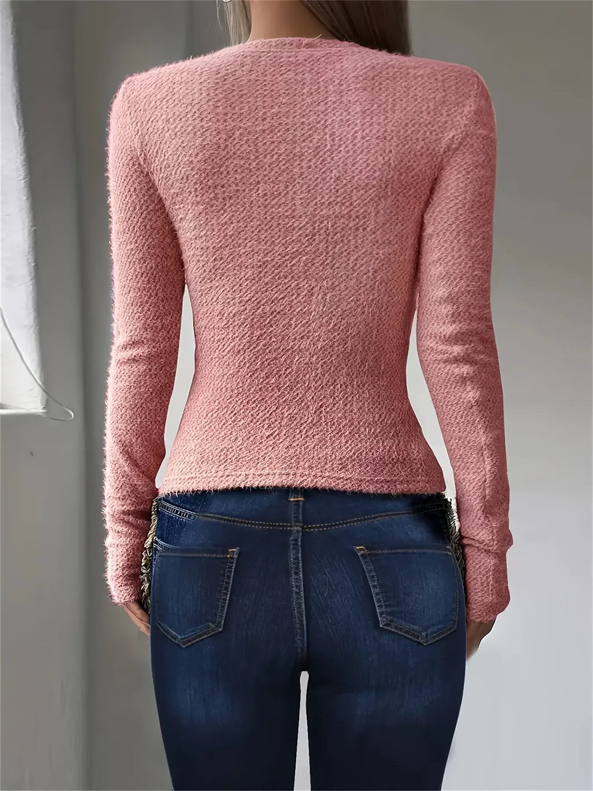 Noreen | Soft Plush Long Sleeve Top by My Store