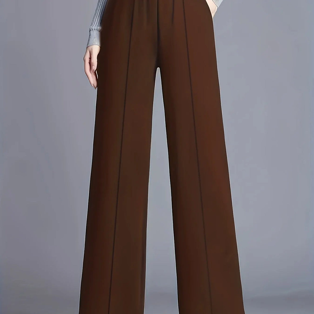 Claudia | High-Waisted Wide-Leg Pants by My Store