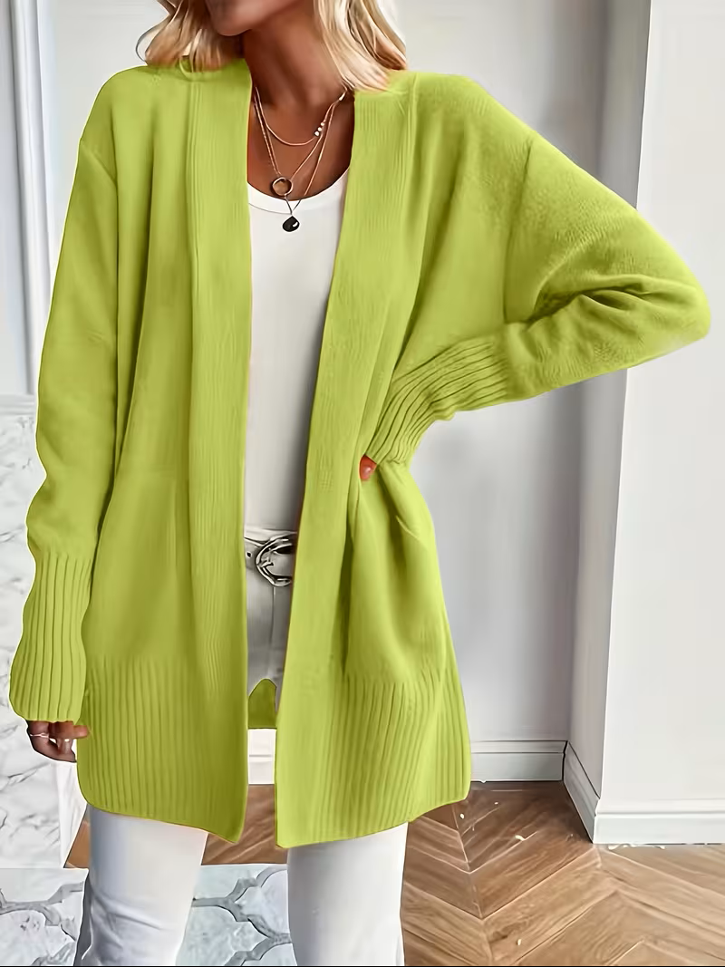 Deanna | Relaxed Open-Front Cardigan by My Store