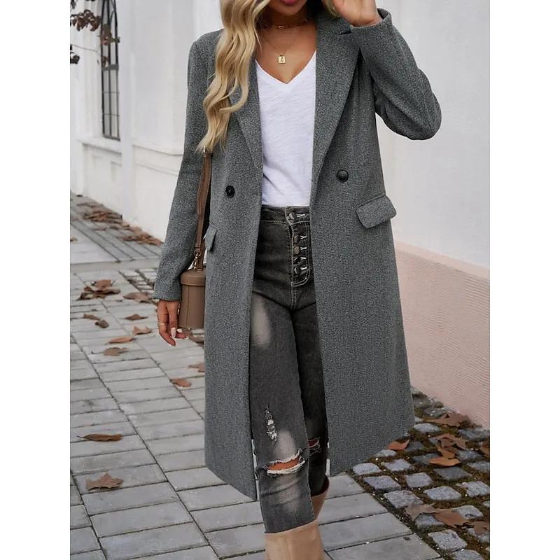 Lucia | Tailored Longline Coat by My Store
