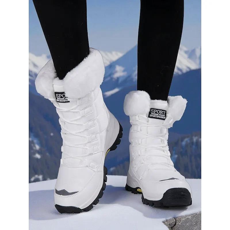 Greta | Cozy Lace-Up Winter Boots by My Store
