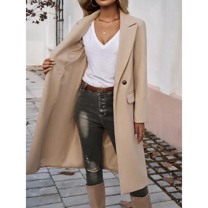 Lucia | Tailored Longline Coat by My Store