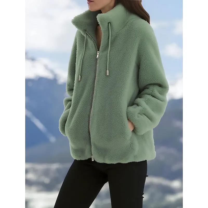 Freya | Cozy Zip-Up Coat by My Store