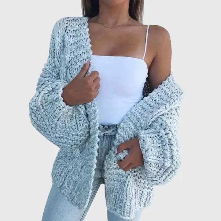 Cecily | Chunky Knit Cardigan by My Store