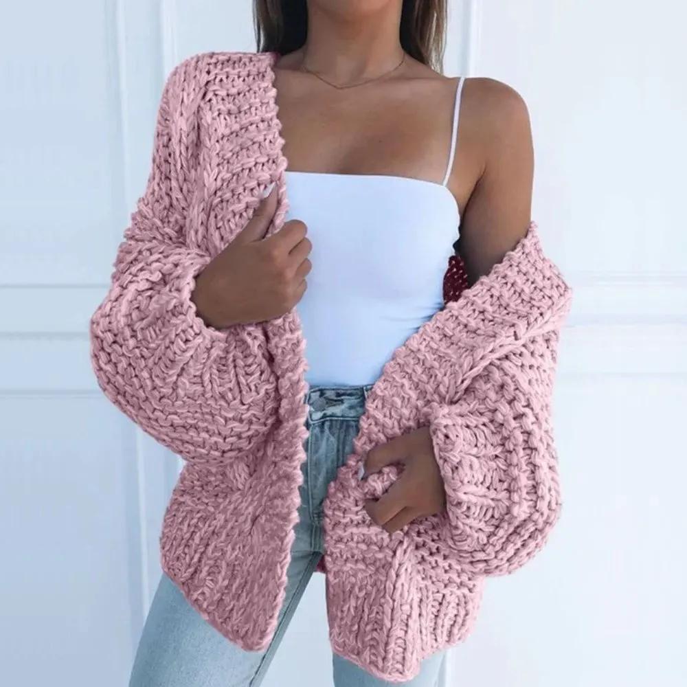 Cecily | Chunky Knit Cardigan by My Store