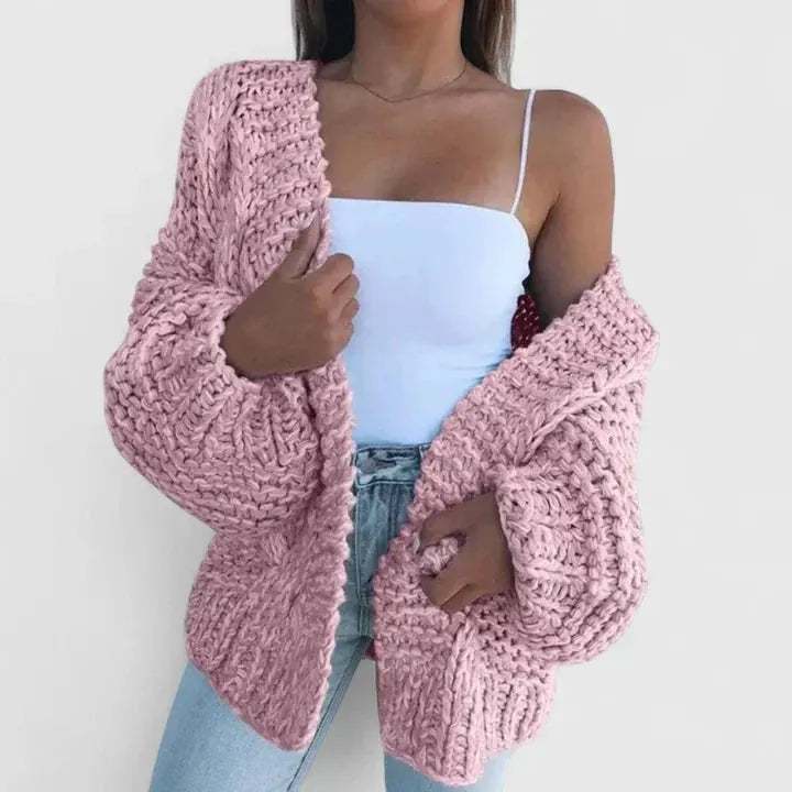 Cecily | Chunky Knit Cardigan by My Store