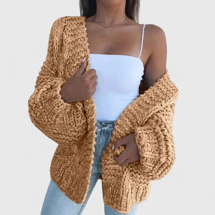 Cecily | Chunky Knit Cardigan by My Store