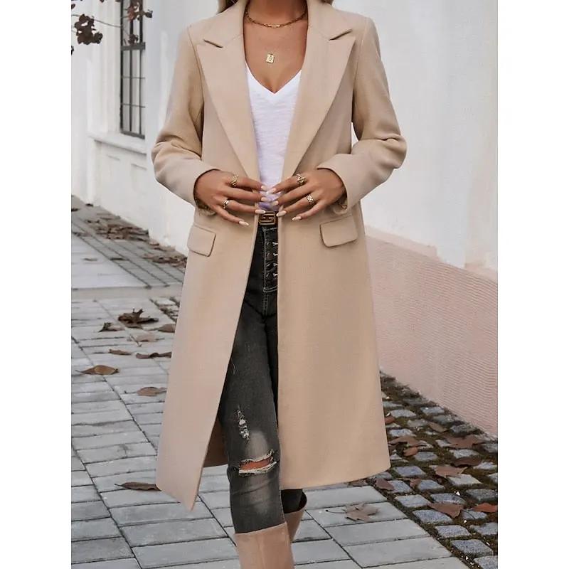 Lucia | Tailored Longline Coat by My Store