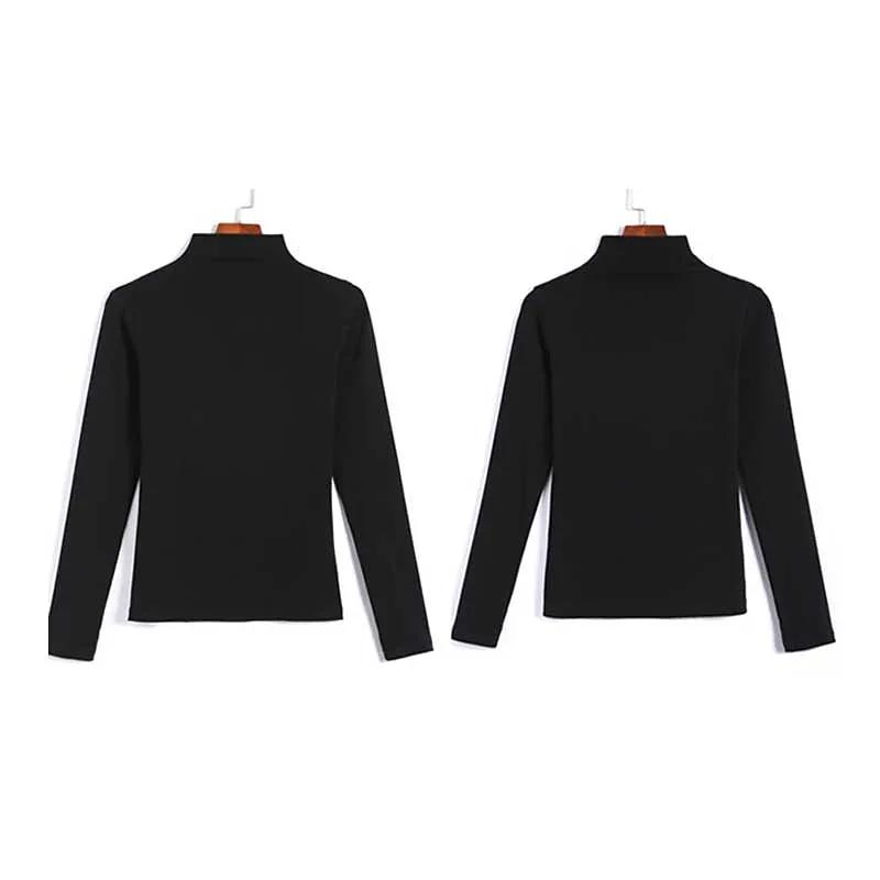 Women's Soft Brushed Inner Turtleneck Top by Bellmaren
