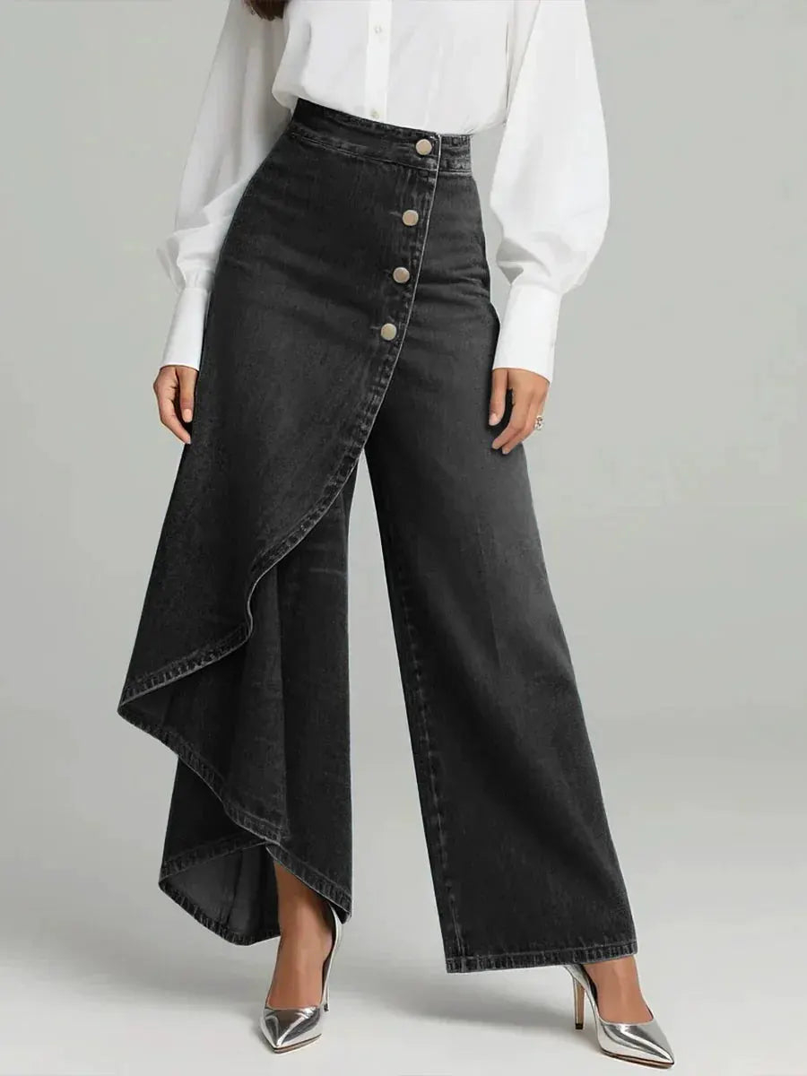 Margaret | Elegant High Waisted Wide-leg Pants by My Store