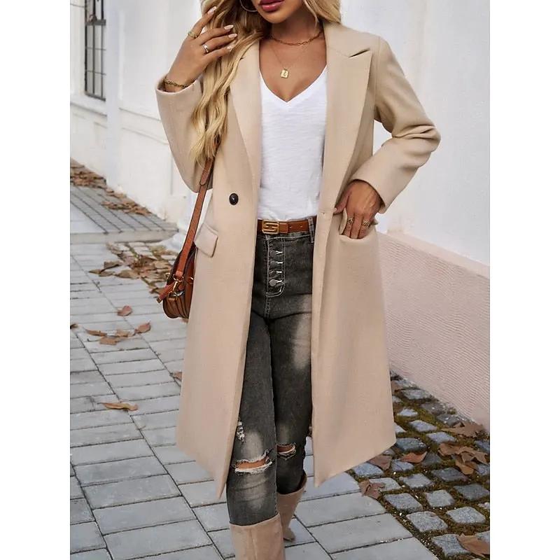 Lucia | Tailored Longline Coat by My Store