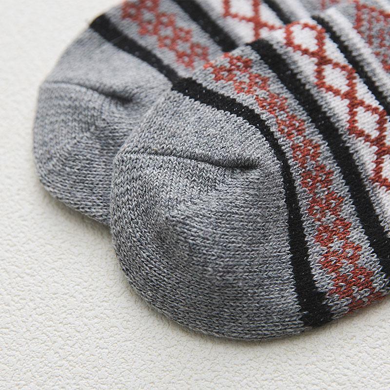 Winter Socks – Nordic Patterns, Double-Layer Knit & Five-Pair Set