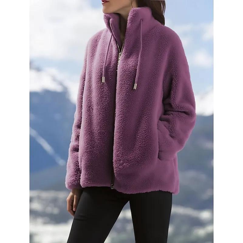 Freya | Cozy Zip-Up Coat by My Store