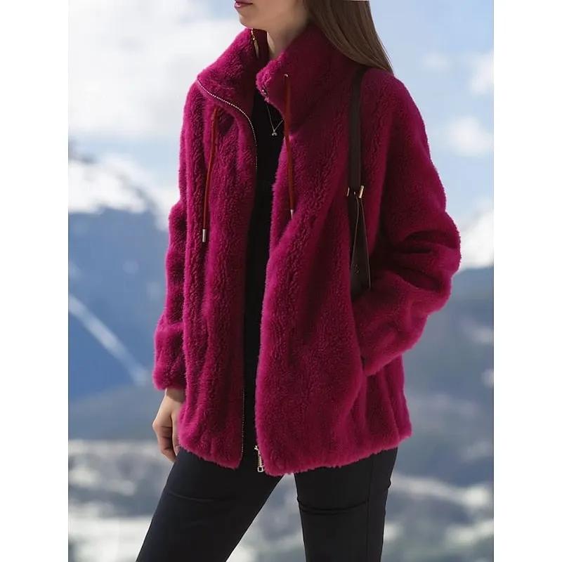 Freya | Cozy Zip-Up Coat by My Store