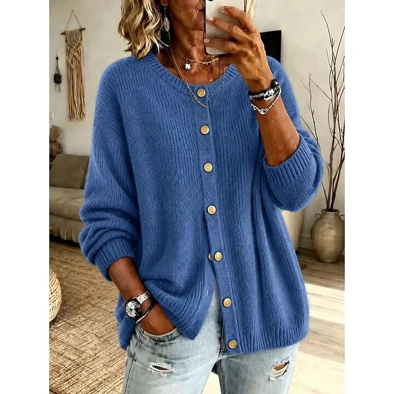 Cecilia | Soft Button-Front Cardigan by My Store