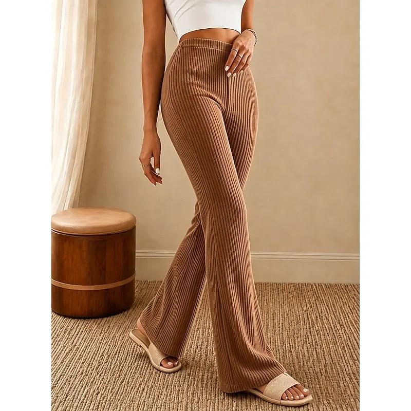 Delaney | Elegant High-Waist Flare Pants by My Store