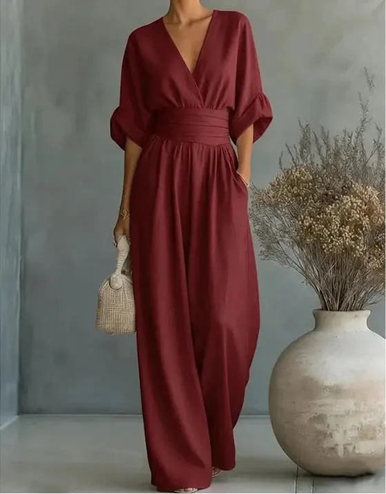 Genevieve | Elegant Wide-Leg Jumpsuit by My Store