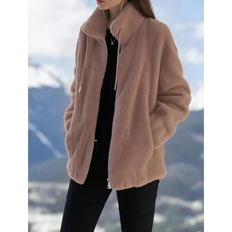 Freya | Cozy Zip-Up Coat by My Store