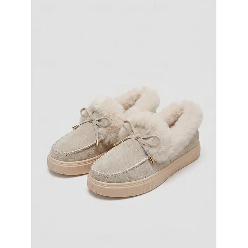 Marnelle | Cozy Fur-Lined Moccasins by My Store