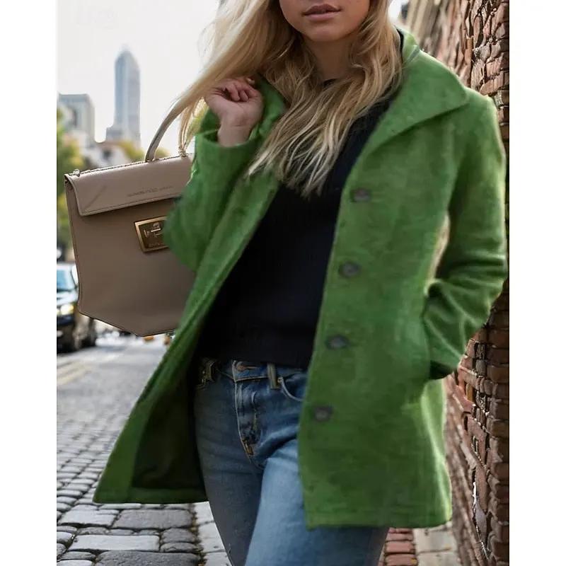 Rosalind | Timeless Turndown Collar Coat by Bellmaren