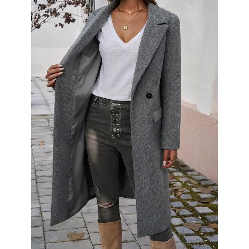 Lucia | Tailored Longline Coat by My Store